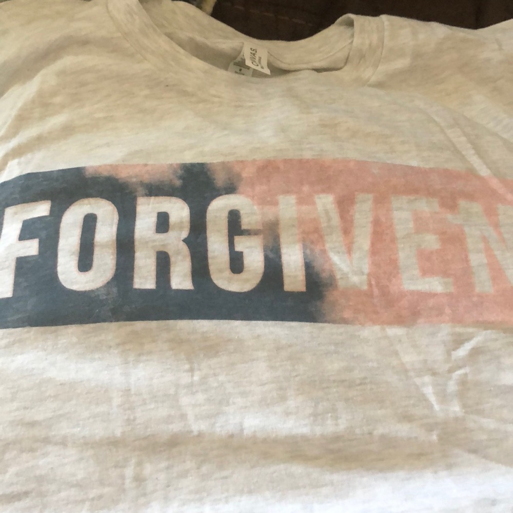Never worn “Forgiven” Tee